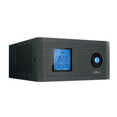 NJOY Szünetmentes Aira 600, 600VA, 500W, Line-Interactive, LCD display