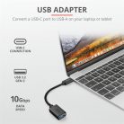 TRUST USB-C–USB-A adapterkábel 20967 (Calyx USB-C to USB-A Adapter Cable)