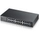 ZYXEL Switch 24x1000Mbps Fémházas Rackes, GS1100-24E-EU0103F