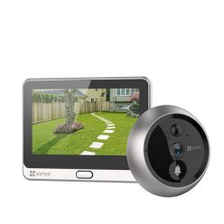   EZVIZ DP2-A0 beltéri WiFi-s ajtócsengő 106° kamerával, 1080p, 4.3" kijelző, PIR mozgásérzékelés, microSD (256GB)