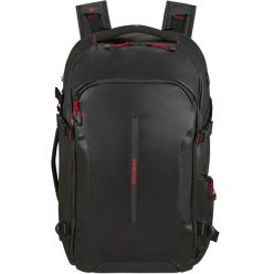   SAMSONITE Notebook hátizsák 142896-1041, TRAVEL BACKPACK S 38L 17.3" (BLACK) -ECODIVER