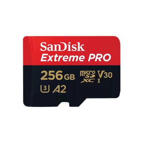 SANDISK 214505, MICROSD EXTREME PRO KÁRTYA 256GB, 200/140 MB/s, A2 C10 V30 UHS-I U3