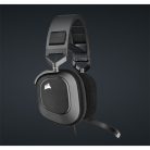 CORSAIR Vezetékes Headset, HS80 RGB USB Gaming, 7.1 Hangzás, RGB, fekete