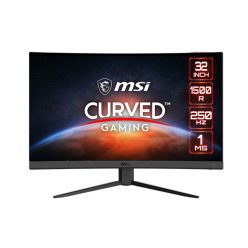   MSI Monitor GAMING G32C4X Ívelt VA LED 31,5" FHD 1920x1080, 16:9, 3000:1 CR, 300cd/m2, 1ms, 250Hz, DP, HDMI