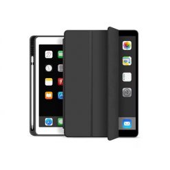   HAFFNER APPLE IPAD 10.2 (2019/2020/2021) TABLET TOK ON/OFF FUNKCIÓVAL, APPLE PENCIL TARTÓVAL - BLACK (ECO CSOMAGOLÁS)