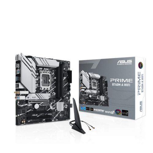 ASUS Alaplap S1700 PRIME B760M-A WIFI INTEL B760, mATX