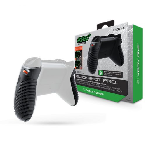 BIONIK XBOX One Kiegészítő Quickshot Pro Kontroller Ravasz csomag fekete, BNK-9076