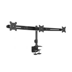   MULTIBRACKETS Asztali konzol (3 képernyős rögzítőkar), M VESA Desktopmount Triple Desk Clamp 15-24" (max.VESA:100x100mm)