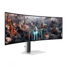 SAMSUNG Ívelt Gaming 240Hz OLED monitor 49" G93SC, 5120x1440, 32:9, 250cd/m2, 0.03ms, HDMI/MicroHDMI/DP/3xUSB, hangszóró