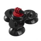 SJCAM Triple Suction Cup Mount  Removable Black