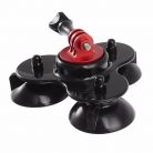 SJCAM Triple Suction Cup Mount  Removable Black