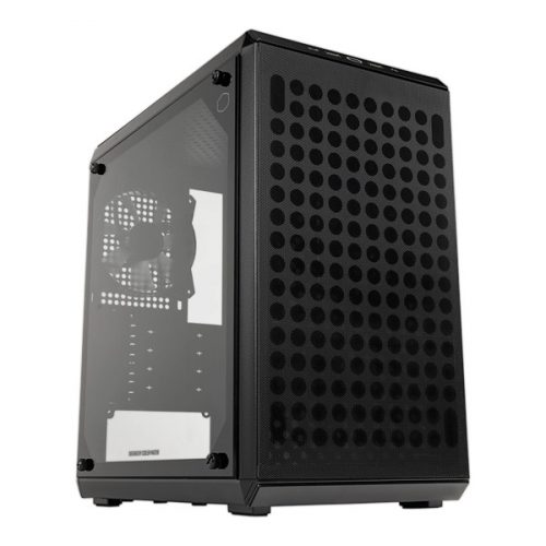 COOLER MASTER Ház Micro ATX MASTERBOX Q300L V2, 1 Ventillátorral, Tápegység nélkül, fekete