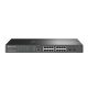 TP-LINK Switch 16x2.5Gbps(8xPOE+) + 2x10G SFP+ + 1xkonzol port + 1xMicro-USB port, Menedzselhető Rackes, SG3218XP-M2