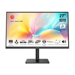   MSI Monitor Business Modern MD272QXP 27" QHD, 2560x1440, 100Hz, IPS 16:9, 1000:1, 400cd/m2, 4 ms, HDMI, DP, USB-C, Black