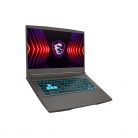 MSI Gaming NB Thin 15 B12VE-1468, 15.6" FHD 144Hz, i7-12650H, 16GB, 512GB M.2, RTX 4050 6GB, NOOS, Fekete