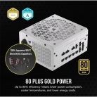 CORSAIR Tápegység Moduláris, RM850x Shift White, 850W, 14cm, 80+ Gold