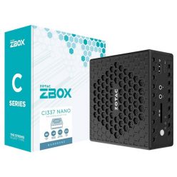   ZOTAC PC ZBOX, Intel N-series N100 3.4GHz, HDMI, Displayport, 2xLAN, WIFI, BT,M.2 + 2.5 HDD hely, 4xUSB Passzív