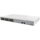 Huawei eKit Switch 24x1000Mbps (124W POE+) + 2x1GE (SFP), Nem menedzselhető, Rack/Asztali - S110-24LP2SR