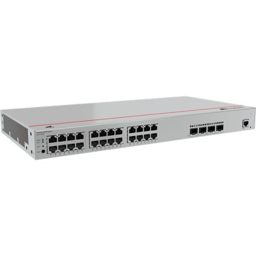 Huawei eKit Switch 24x1000Mbps (400W POE+) + 4x1GE (SFP) + 1konzol port, iStack, Rackes - S310-24P4S