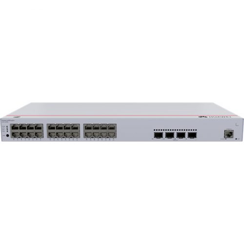 Huawei eKit Switch 24x1000Mbps (400W POE+) + 4x10GE (SFP+) + 1konzol port, iStack, Rackes - S310-24P4X