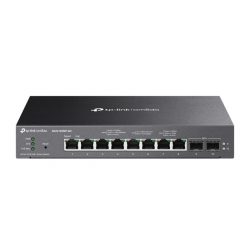   TP-LINK Switch 8x2500Mbps(8xPOE+) + 2x10G SFP+, Menedzselhető, SG2210XMP-M2