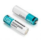 COLORWAY AA újratölhető elem, USB-C 2200 mAh 1.5B (Li-Polymer) (2pc.) (CW-UBAA-10)