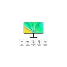 SAMSUNG IPS 100Hz monitor B2B 24" S60D, 2560x1440, 16:9, 350cd/m2, 5ms, HDMI/DisplayPort/3xUSB, Pivot