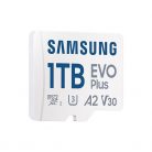 SAMSUNG Memóriakártya, EVO Plus microSDXC kártya, 1TB, UHS-1, U3, V30, A2, + SD Adapter, R160/W