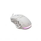 WHITE SHARK ECTOR-W GM-5016W RGB gamer egér, 12.200 dpi, 7 gombos fehér