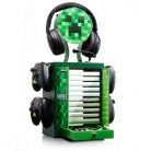 NUMSKULL PS5/XBOX Series Minecraft LED-világítású játéktartó szekrényes állvány