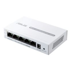   ASUS ExpertWiFi Switch 5x1000Mbps (4xPOE+) Fémházas Asztali, EBP15