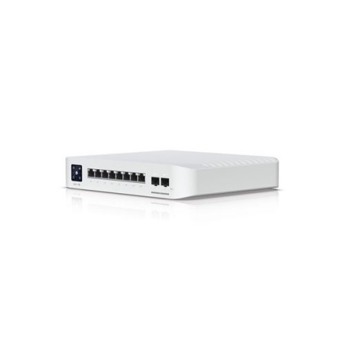 UBiQUiTi Switch 8x1000Mbps (6xPOE+ 2xPOE++ 120W) + 2x10Gbbps SFP+, Menedzselhető, Asztali - USW-PRO-8-POE