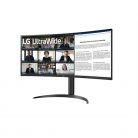 LG ívelt monitor 34" 34WR55QK, 3440x1440, 21:9, 300cd/m2, 5ms, HDMIx2/DisplayPort/USB-C