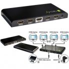 TECHLY HDMI splitter, 1 in 4 out, 30 méter, 4K Ultra HD