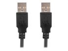 LANBERG cable USB-A M/M 2.0 0.5m black