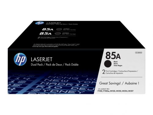 HP CE285AD 85A black toner dual pack