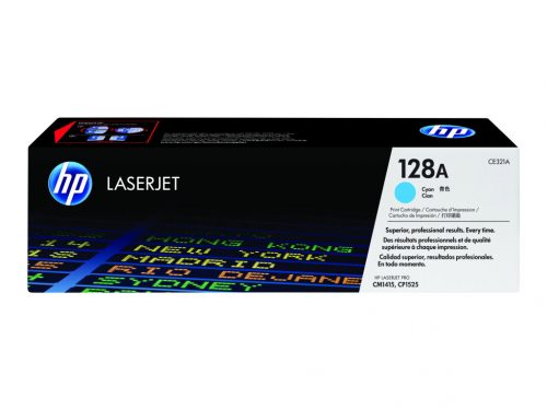 HP CE321A 128A cyan toner 1300old