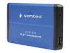 GEMBIRD USB 3.0 2.5inch enclosure blue