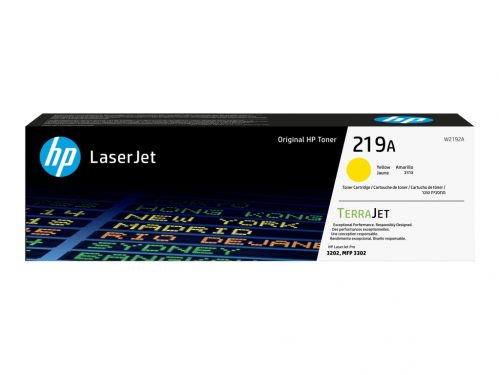 HP 219A Yellow Org LJ Toner Cartridge