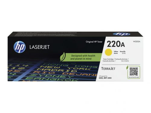 HP 220A Yellow Original LaserJet Toner