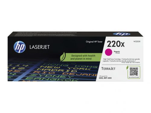 HP 220X Original Magenta LaserJet Toner