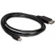 DeLock Cable Mini Displayport 1.2 male > Displayport male 4K 1m