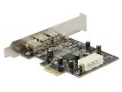 DeLock PCI Express Card > 2x external FireWire B + 1x external FireWire A