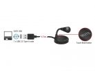 DeLock USB Microphone with base and Touch-Mute Button