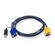 ATEN USB KVM Cable with 3 in 1 SPHD and built-in PS/2 to USB converter 1,8m