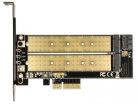 DeLock PCI Express x4 Card > 1x internal M.2 Key B + 1x internal NVMe M.2 Key M Low Profile Form Factor