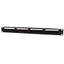 Gembird 24-port Patch Panel 1U Black