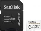 Sandisk 64GB microSDXC High Endurance Class 10 CL10 U3 V30 + adapterrel