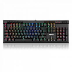   Redragon Vata RGB Mechanical Gaming Keyboard Blue Switches Black HU