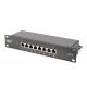 Digitus 8-port Patch Panel 1U Black